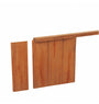 Hardhout damwand 30x185 100cm