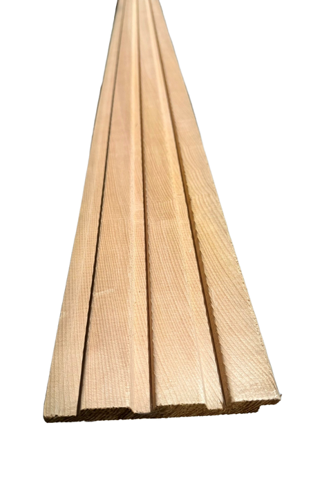 Deens rabat 18x135mm 305cm red cedar tripleprofiel