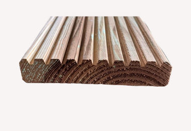 Vlonderplank 28x145mm 400cm geimpregneerd grenen