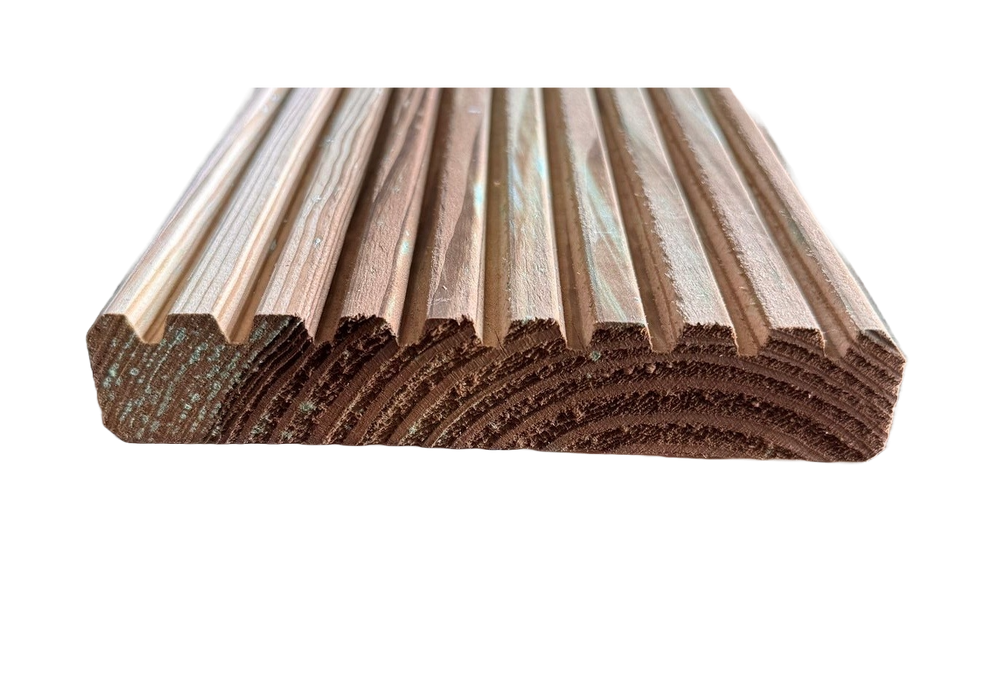 Vlonderplank 28x145mm 400cm geimpregneerd grenen