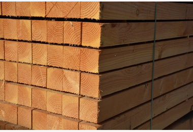 Douglas paal 100x100mm 500cm