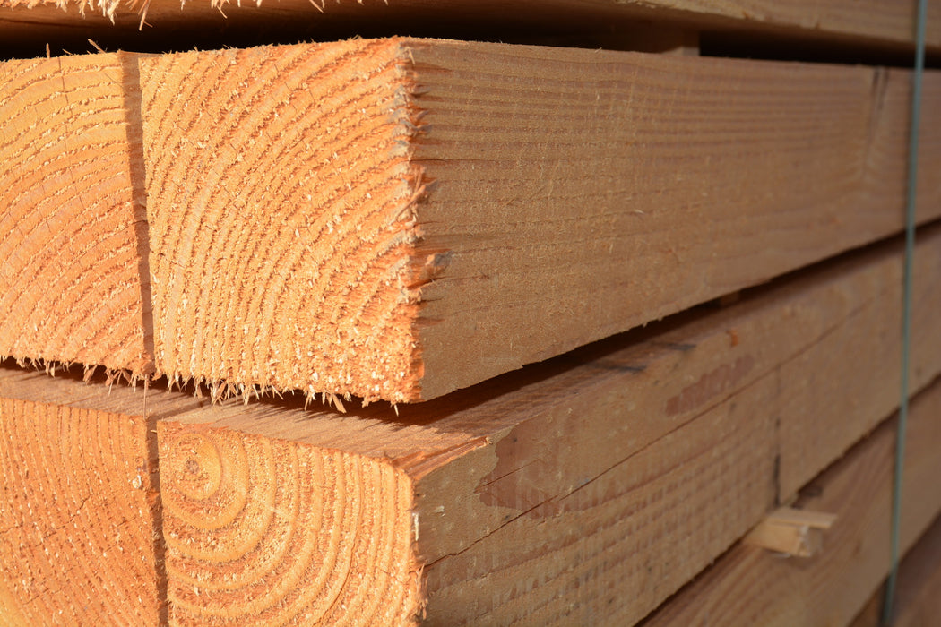 Douglas paal 100x100mm 500cm