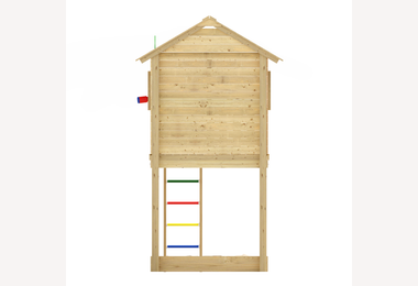 Speeltoestel grenen groen geimpregneerd *op bestelling leverbaar*