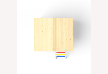 Speeltoestel grenen groen geimpregneerd *op bestelling leverbaar*