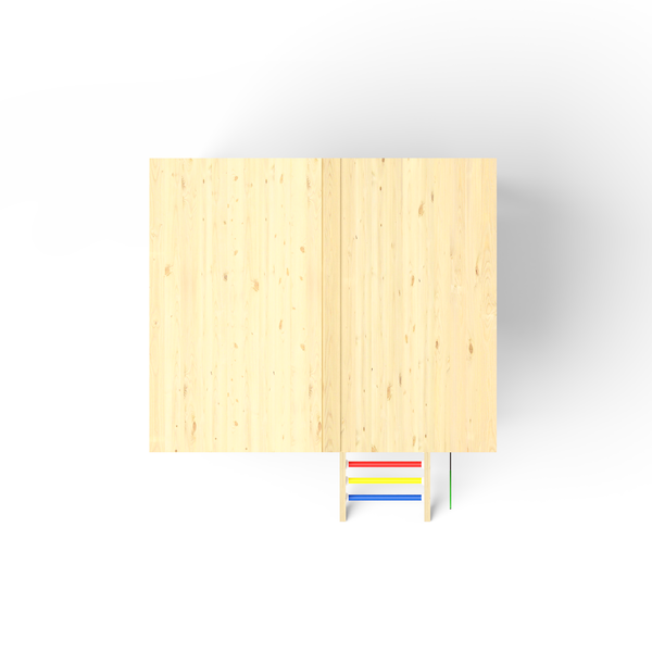 Speeltoestel grenen groen geimpregneerd *op bestelling leverbaar*