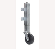 Loopwiel / steunwiel geveerd tbv houten poort / hek
