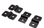 Draadpaneelklem zwart 6 stuks incl. schroeven 4mm
