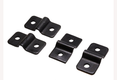 Draadpaneelklem zwart 6 stuks incl. schroeven 4mm