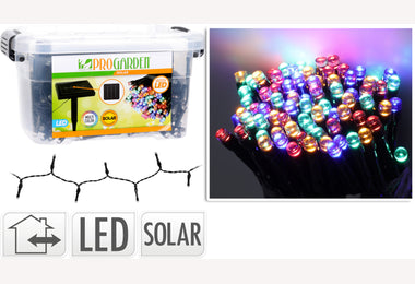 Verlichting LED solar 400st multicolor