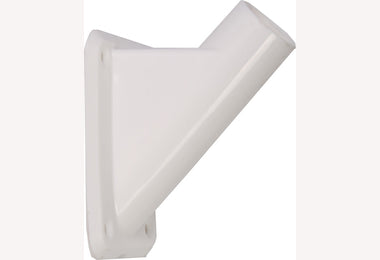 Vlaggenstokhouder kunststof wit OP=OP