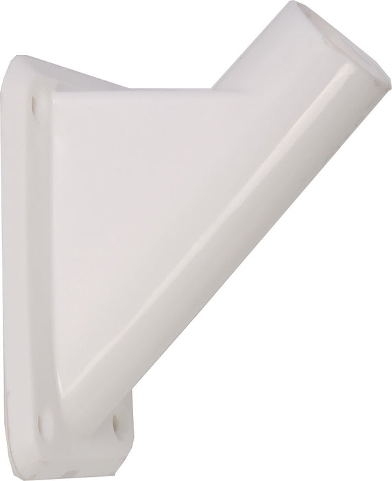 Vlaggenstokhouder kunststof wit OP=OP