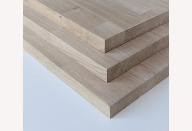 120x320cm 19mm paneel eiken (A/B) gevingerlasat OP=P