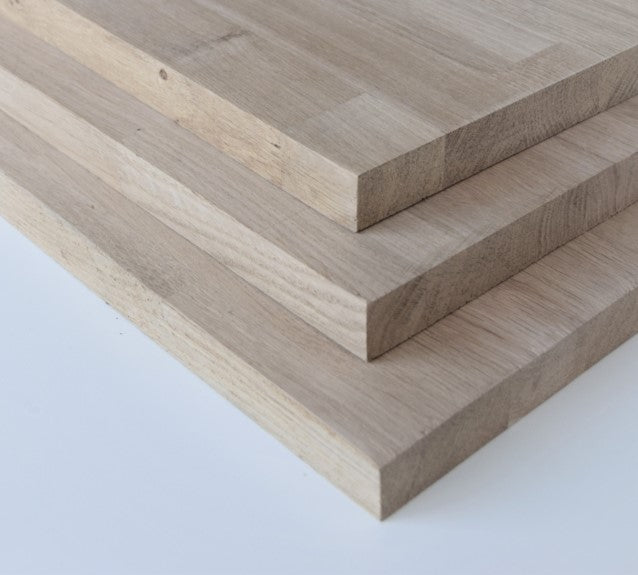 120x320cm 19mm paneel eiken (A/B) gevingerlasat OP=P