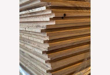 Eiken 20x240mm 250cm geschaafd met veer en groef