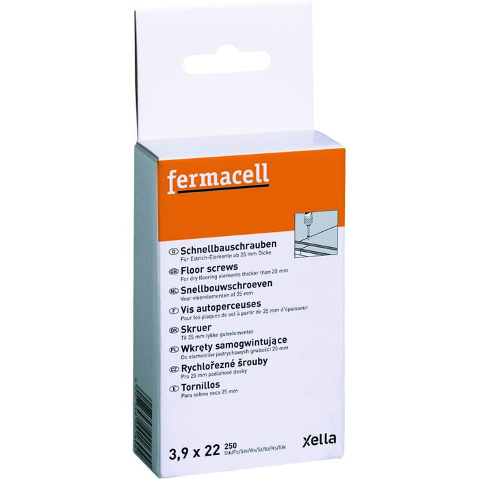 Fermacell snelbouwschroef 3.9x22 250st