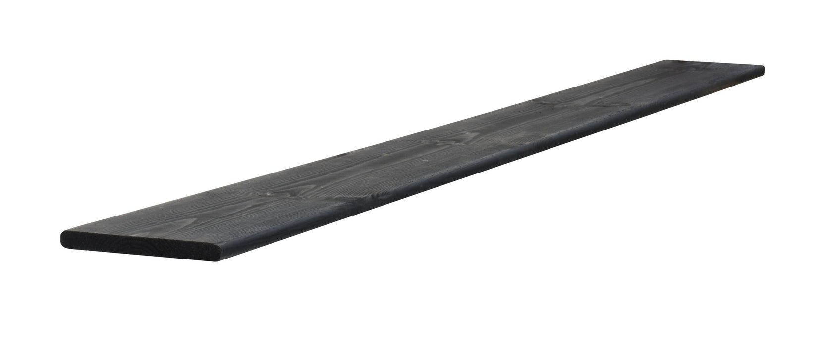 Tuinplank zwart 15x140mm 400cm geschaafd geimpregneerd