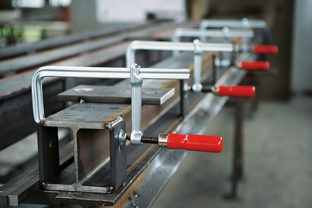 Lijmtang geheel gehard staal 120/60 GS bessey