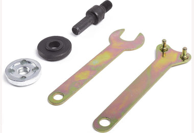 Haakse slijper adapter set - 5 delig - M10 - metaal