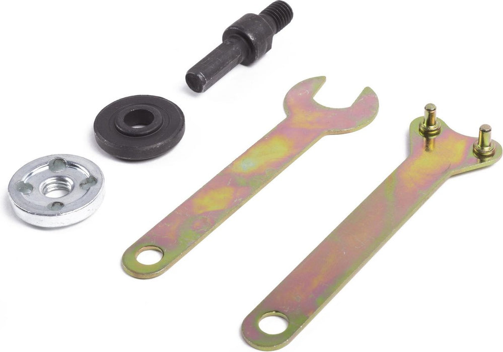 Haakse slijper adapter set - 5 delig - M10 - metaal