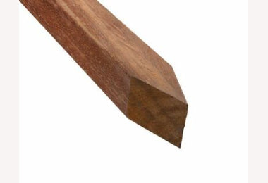 Hardhouten paal 40x40mm 120cm gepunt
