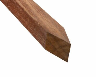 Hardhouten paal 40x40mm 120cm gepunt
