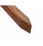 Hardhouten paal 40x40mm 120cm gepunt