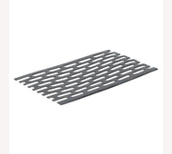 Platprofiel geperforeerd zwart 60x1mm 5mtr