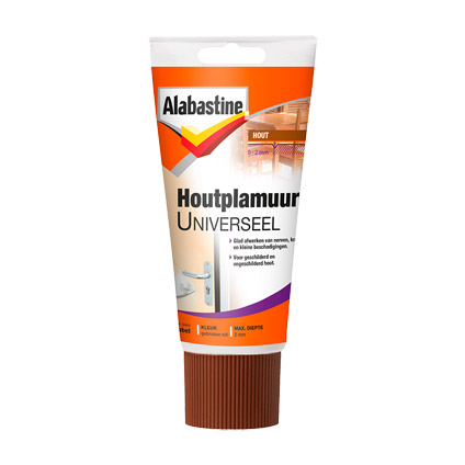 Houtplamuur universeel 250gr alabastine