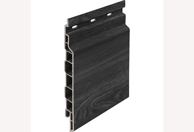 Keralit kunststof sponningdeel 143mm 600cm Zwart Eiken Houtstructuur (2814) (4 stuks)