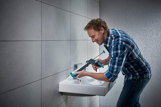Kitspuit / kitpistool standaard tbv siliconen en acryl uit 310ml patroon