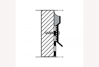 Knelprofiel aluminium 250cm 60mm