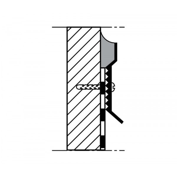 Knelprofiel aluminium 250cm 60mm
