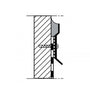 Knelprofiel aluminium 250cm 60mm
