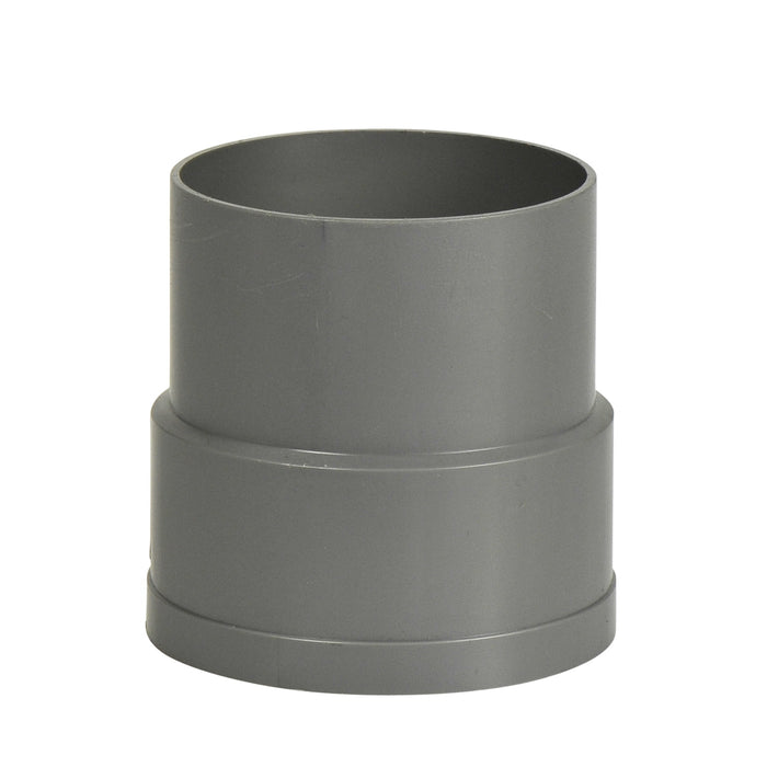 PVC Verbindingsstuk 80mm (1x lijmmof, 1x lijmeind)