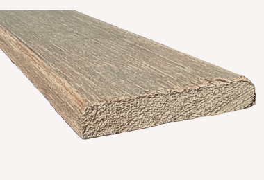 Meranti koplat 12x68mm 305cm volhout architraaf (recht)