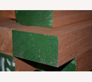Meranti geschaafd 95x120mm 550cm