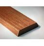 Meranti koplat 16x45mm 305cm volhout architraaf (schuin)