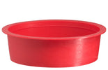 Deksel rood 100mm