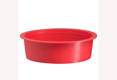 Deksel rood 100mm