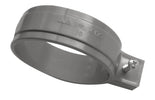 Ophangbeugel 100mm PVC grijs