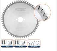 HM ZAAGBLAD VOOR NF-METALEN, ø210X2,4X30mm Z=72 TF NEG