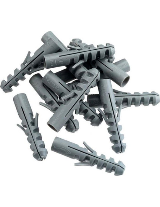Nylon plug 6x30mm grijs 30 st.