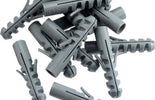 Nylon plug 5x25 mm grijs 50 st.