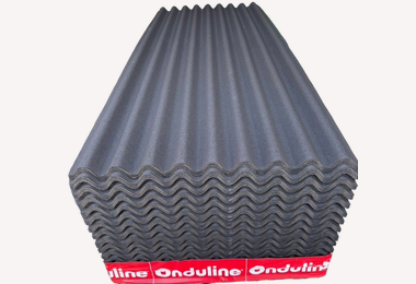 Golfplaat zwart 85,5x200cm onduline bitumen