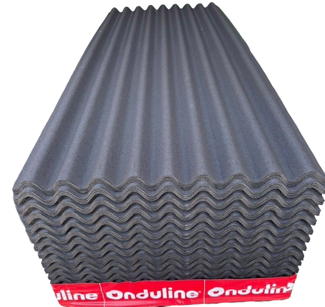 Golfplaat zwart 85,5x200cm onduline bitumen