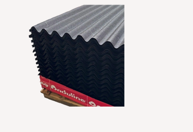 Golfplaat zwart 85,5x200cm onduline bitumen