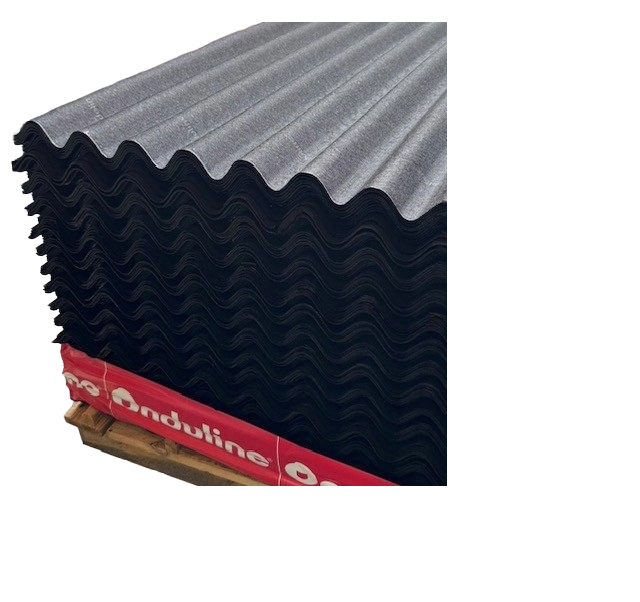 Golfplaat zwart 85,5x200cm onduline bitumen