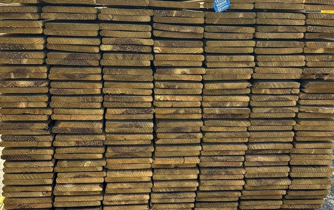 Tuinplank 15x140mm 200cm geschaafd geimpregneerd VOL PAK (252st)