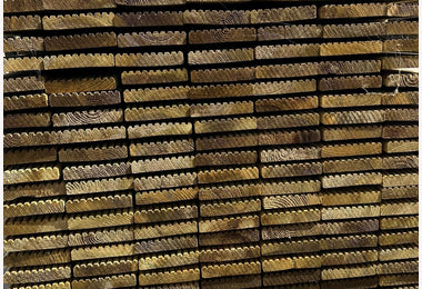 Vlonderplank 28x145mm 400cm geimpregneerd grenen VOL PAK (224st)