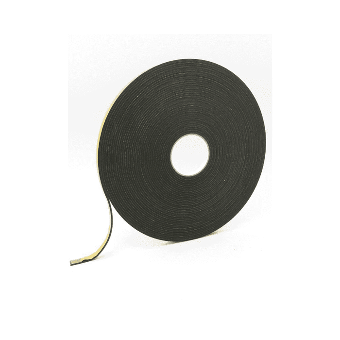 Paneltape zwart 3mmx12mm 25 mtr.